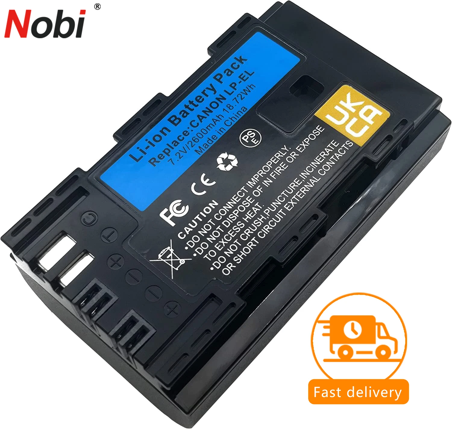 Nobi LP-EL Battery for Canon Rechargeable Lithium-Ion Battery Canon 4307C002 Battery, Canon Speedlite EL‑1 EL1 Flash Light
Nobi LP-EL Battery for Canon Rechargeable Lithium-Ion Battery Canon 4307C002 Battery, Canon Speedlite EL‑1 EL1 Flash Light