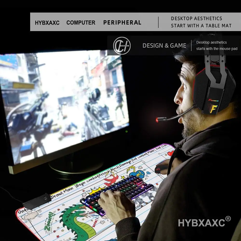 800X400MM HYBXAXC Mouse Pad RGB Gaming Mouse Pad Desk Mat HD Gamer Large LED Light XXL Funny Magic Party Game RGB Mouse Pad
800X400MM HYBXAXC Mouse Pad RGB Gaming Mouse Pad Desk Mat HD Gamer Large LED Light XXL Funny Magic Party Game RGB Mouse Pad