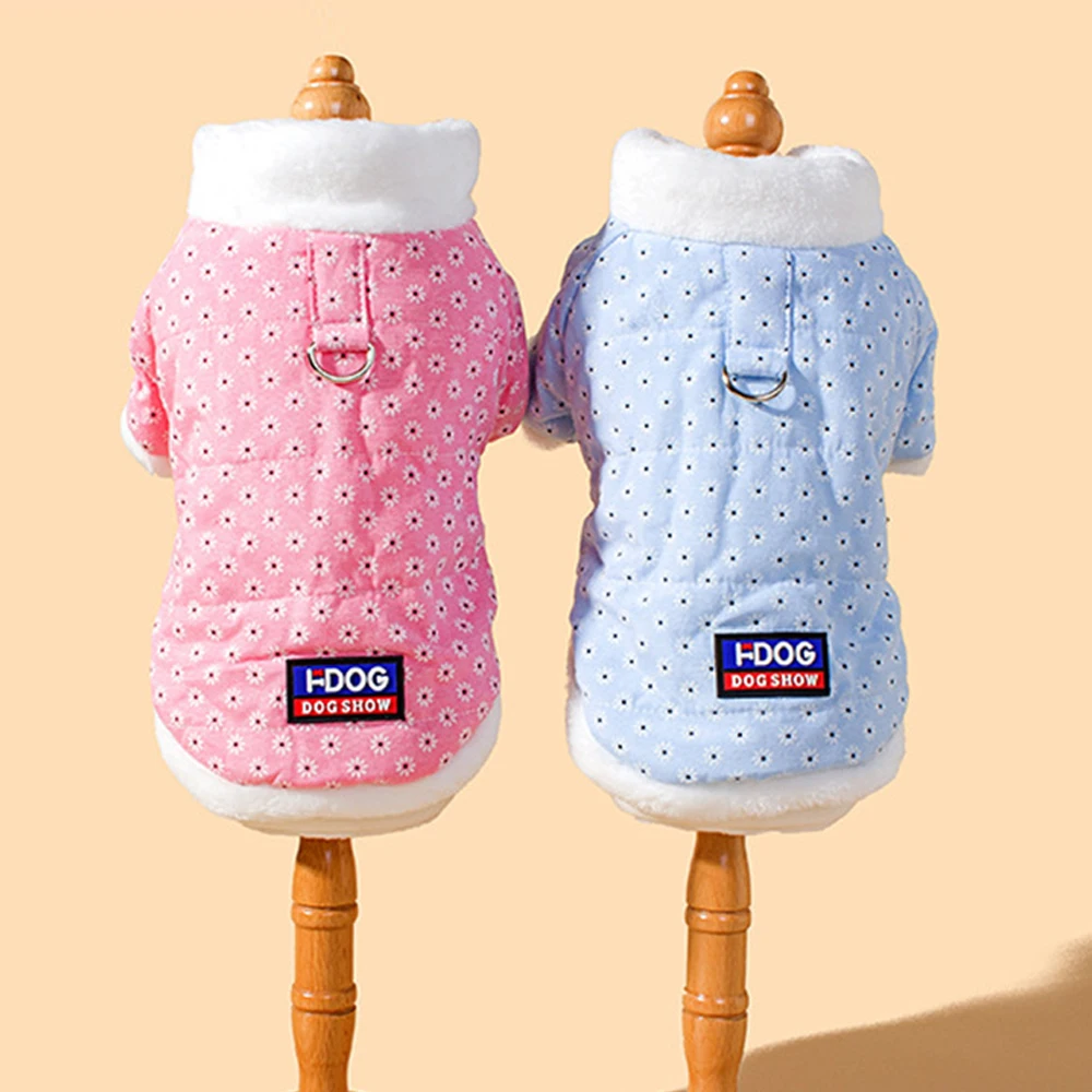 Thickened Warm Dog Cotton Coat Plush Pet Clothes Winter Jacket with Fur Collar for Small Dog Puppy Soft Comfortable Cat Clothing
Thickened Warm Dog Cotton Coat Plush Pet Clothes Winter Jacket with Fur Collar for Small Dog Puppy Soft Comfortable Cat Clothing