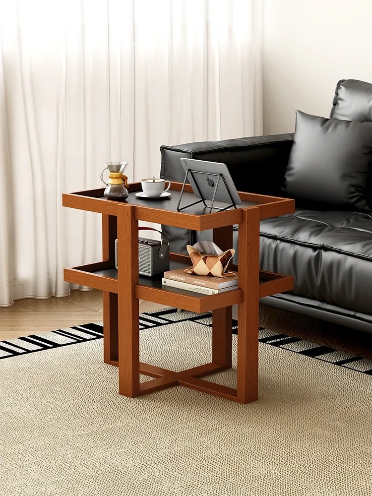 Medieval edge wind few Nordic modern simple all solid wood double shelf sofa corner few
Medieval edge wind few Nordic modern simple all solid wood double shelf sofa corner few