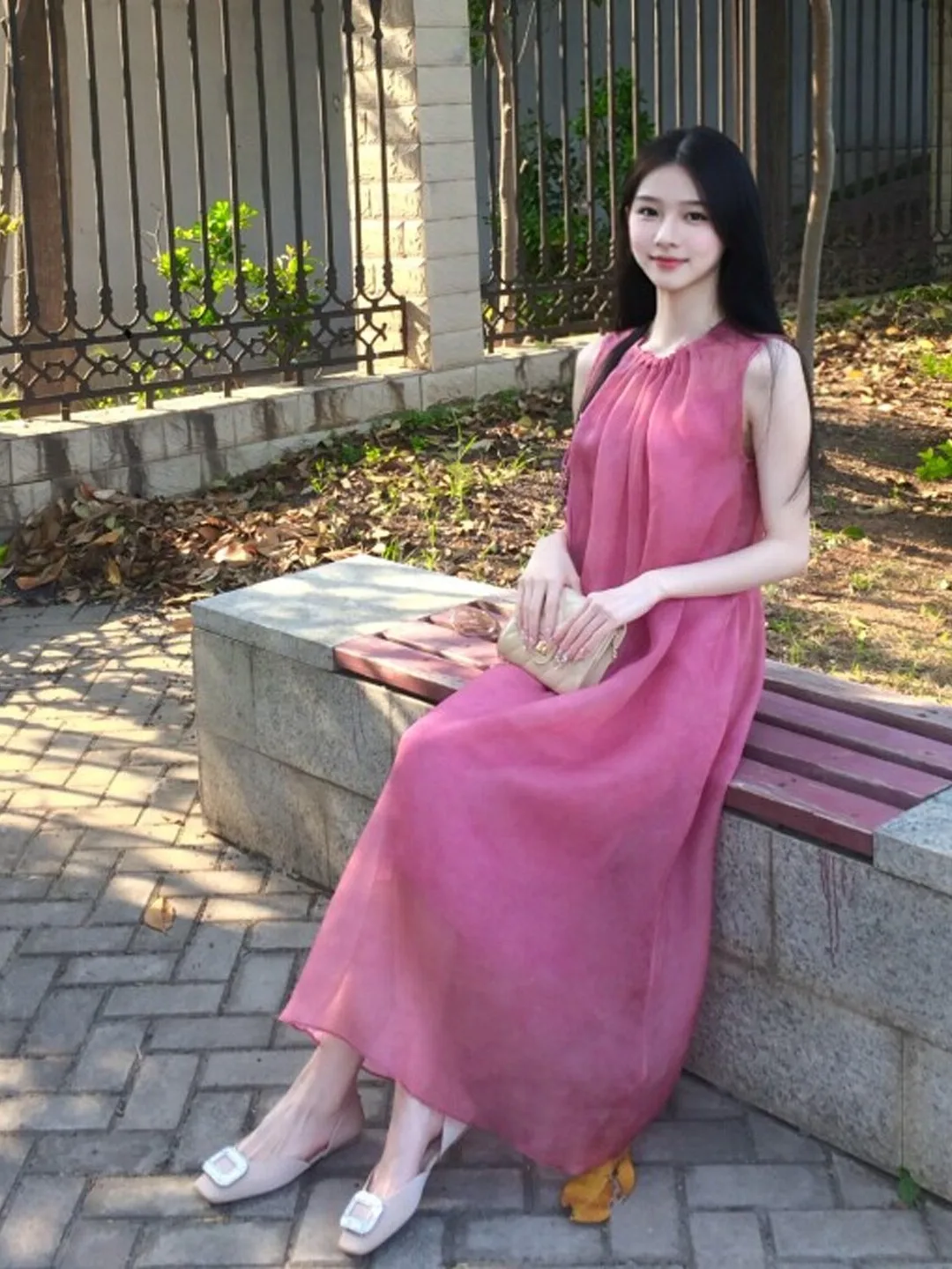 Summer Soft Style Beautiful Unique Loose Sleeveless Dress Elegant Long Strap Dress Holiday Casual City Commute Wedding Party
Summer Soft Style Beautiful Unique Loose Sleeveless Dress Elegant Long Strap Dress Holiday Casual City Commute Wedding Party