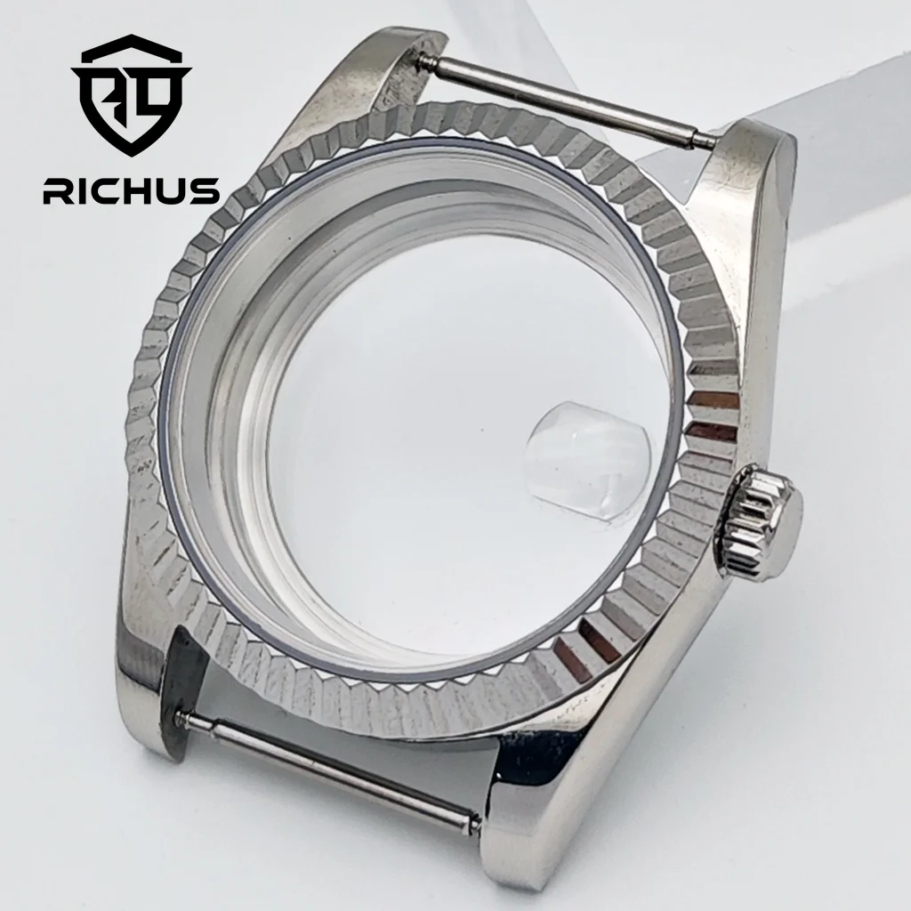 Корпус часов RICHUS NH35 36 мм 39 мм Полированный корпус часов Сапфировое стекло Подходит для NH34 NH35 NH36 ETA2824 PT5000 Miyota8215-DG Механизм
Корпус часов RICHUS NH35 36 мм 39 мм Полированный корпус часов Сапфировое стекло Подходит для NH34 NH35 NH36 ETA2824 PT5000 Miyota8215-DG Механизм
