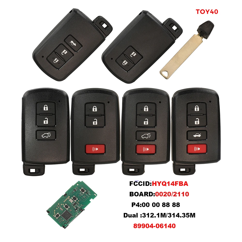 jingyuqin New Remote Car Key HYQ14FBA For Toyota Corolla Avalon Camry Hybrid Tacoma Land Cruiser Prius Sequoia Highlander
jingyuqin New Remote Car Key HYQ14FBA For Toyota Corolla Avalon Camry Hybrid Tacoma Land Cruiser Prius Sequoia Highlander