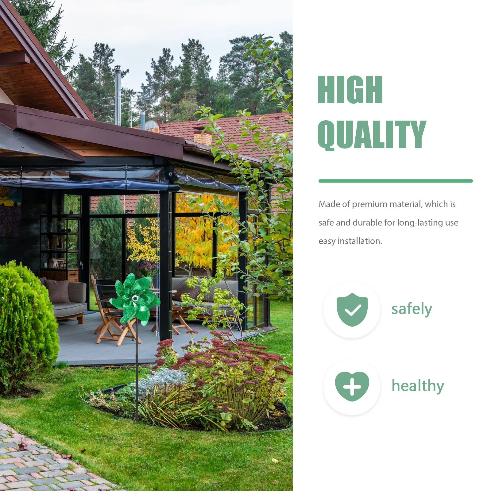 4Pcs Outdoor Bird Repelling Windmill Garden Pinwheels Decorative Rotating Windmill Decors Yard Lawn Ornament Garden Pinwheels
4Pcs Outdoor Bird Repelling Windmill Garden Pinwheels Decorative Rotating Windmill Decors Yard Lawn Ornament Garden Pinwheels