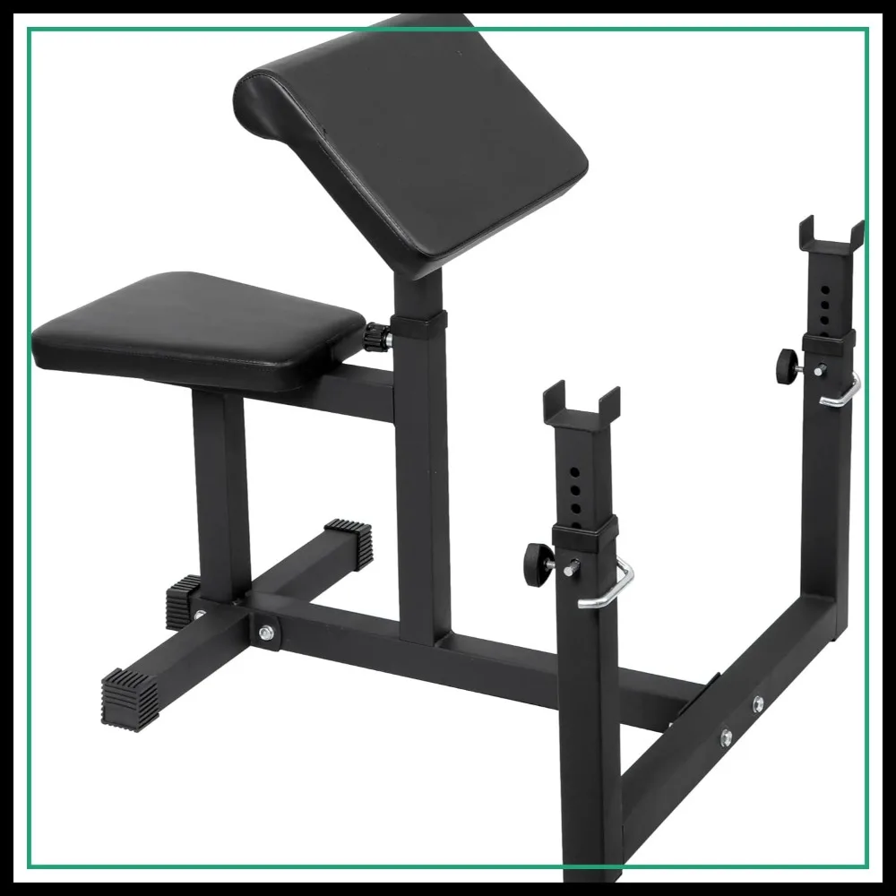 Preacher Curl Weight Bench Max Load 450lbs Strength Training Seated Arm Isolated Barbell Dumbbell Biceps Station Home Gym
Preacher Curl Weight Bench Max Load 450lbs Strength Training Seated Arm Isolated Barbell Dumbbell Biceps Station Home Gym