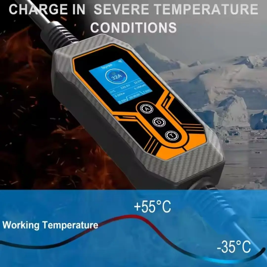 New Portable EV Charger Type 1 For J1772 Electric Vehicles 3.5Kw To 7Kw Charging Pile Portable AC Electric Car Charger
New Portable EV Charger Type 1 For J1772 Electric Vehicles 3.5Kw To 7Kw Charging Pile Portable AC Electric Car Charger