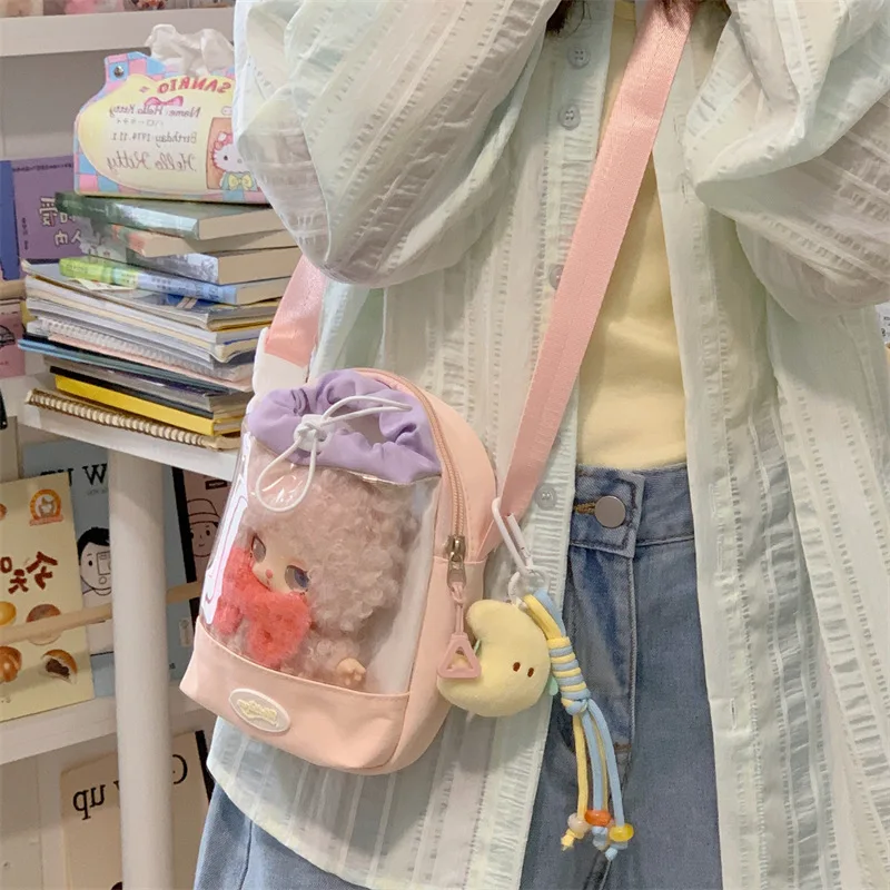 Japanese Ins Going Out Casual Shoulder Bag Comic Exhibition Personality Crossbody Bag Cute Sweet Transparent Ita Bag Dolls Bag
Japanese Ins Going Out Casual Shoulder Bag Comic Exhibition Personality Crossbody Bag Cute Sweet Transparent Ita Bag Dolls Bag