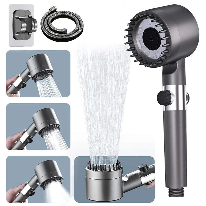 High Pressure Shower Head with Handheld - 3 Adjustable Spray Modes, 2M Hose, Water Saving & Anti Clog Nozzles, One-Key Stop Fi
High Pressure Shower Head with Handheld - 3 Adjustable Spray Modes, 2M Hose, Water Saving & Anti Clog Nozzles, One-Key Stop Fi