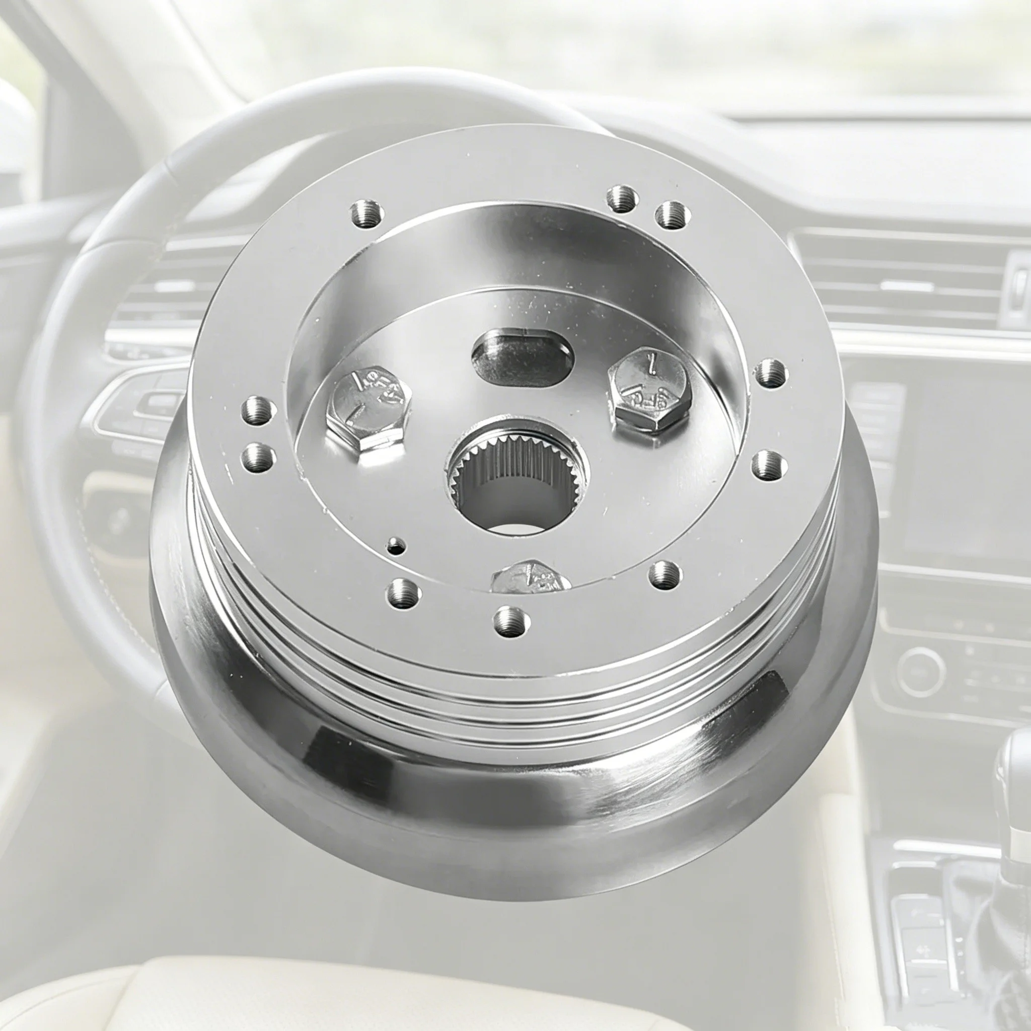 5 And 6 Hole Polished Silver Steering Wheel Installation Kit - Compatible with For Flaming River For Ididit For GM,For Chevrole
5 And 6 Hole Polished Silver Steering Wheel Installation Kit - Compatible with For Flaming River For Ididit For GM,For Chevrole