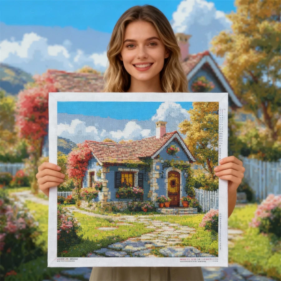 2026 New style Pastoral Scenery Painting Cross Stitch Kits Country Life Pattern Handmade Embroidery Kit 11CT DMC Printed Canvas
2026 New style Pastoral Scenery Painting Cross Stitch Kits Country Life Pattern Handmade Embroidery Kit 11CT DMC Printed Canvas