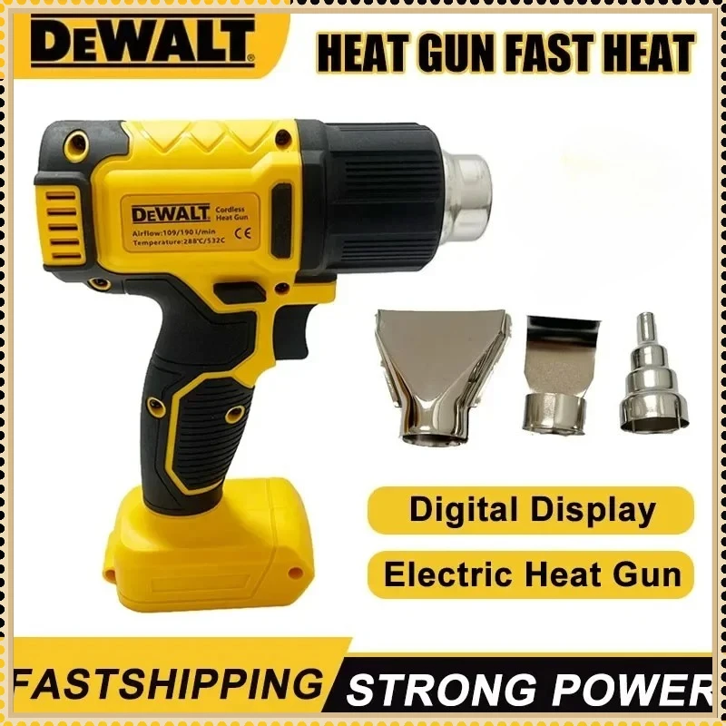 DEWALT Cordless Heat Gun Tool Only Shrink wrapping Industrial electric hot air gun Thermal blower Tool
DEWALT Cordless Heat Gun Tool Only Shrink wrapping Industrial electric hot air gun Thermal blower Tool
