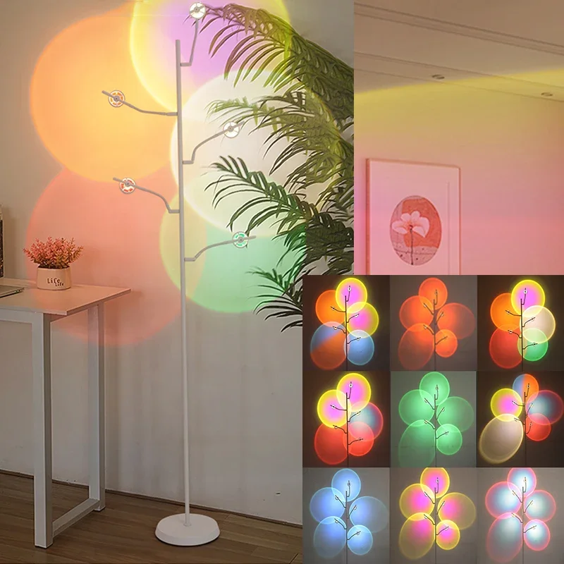 Light and Shadow Five Head Floor Lamp Living Room Bedroom Sunset Dawn Atmosphere Projection Lamp Background Atmosphere Lamp
Light and Shadow Five Head Floor Lamp Living Room Bedroom Sunset Dawn Atmosphere Projection Lamp Background Atmosphere Lamp