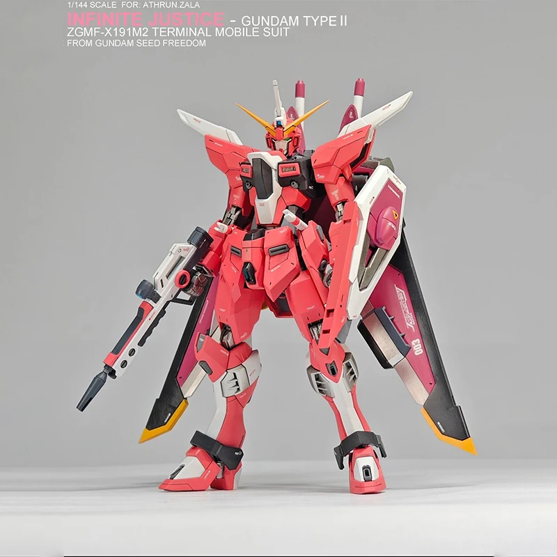 HG 1/144 Mobile Suit Anime Figure Infinite Justice Mech Figure ZGMF-X191M2 Assembly Model GK Statue Figurine Collection Toy Gift
HG 1/144 Mobile Suit Anime Figure Infinite Justice Mech Figure ZGMF-X191M2 Assembly Model GK Statue Figurine Collection Toy Gift