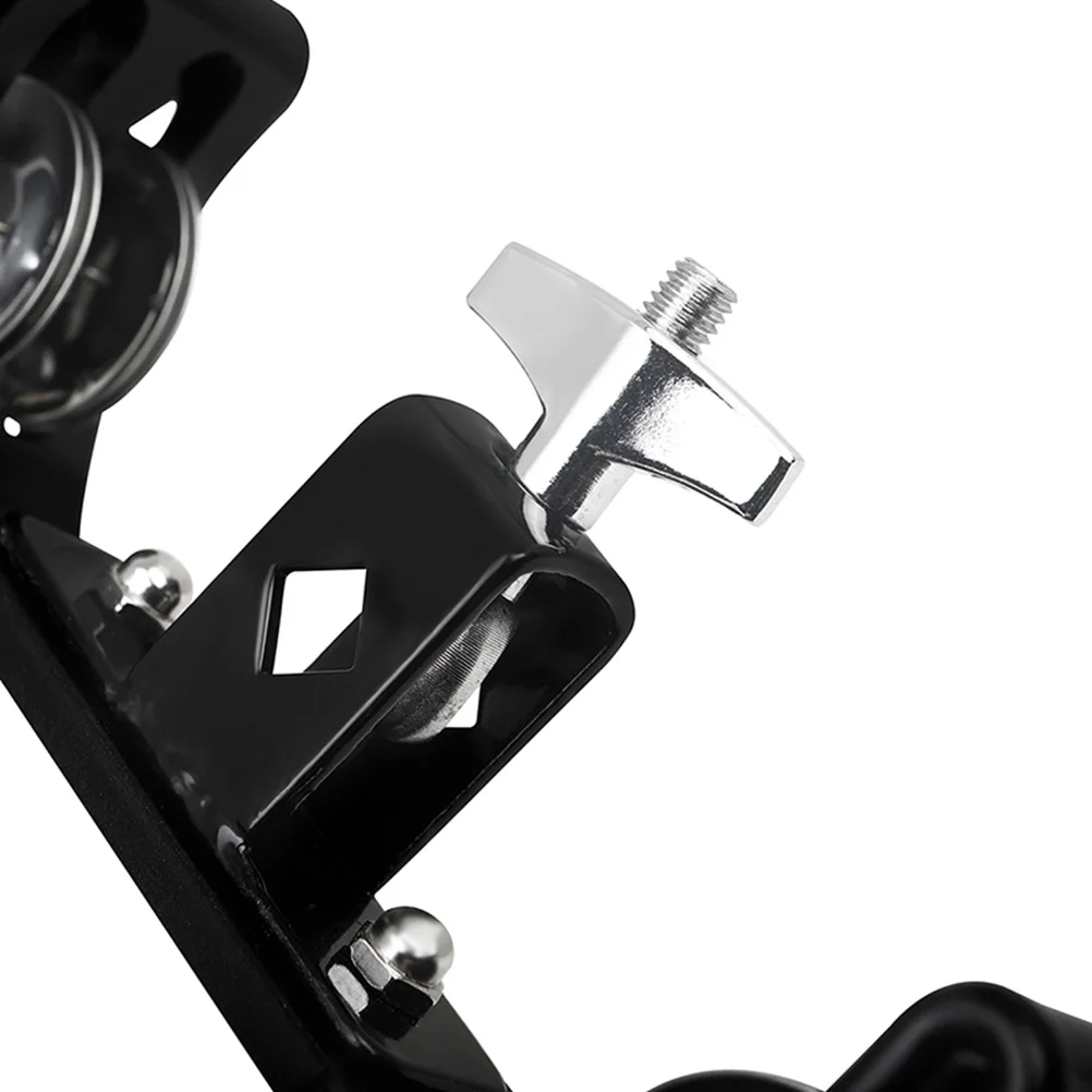 Double Row Hand Bells Black Adjustable Tambourine Metal Shaking Bell Instrument Use Long Time Sturdy Clear Sound Fun
Double Row Hand Bells Black Adjustable Tambourine Metal Shaking Bell Instrument Use Long Time Sturdy Clear Sound Fun