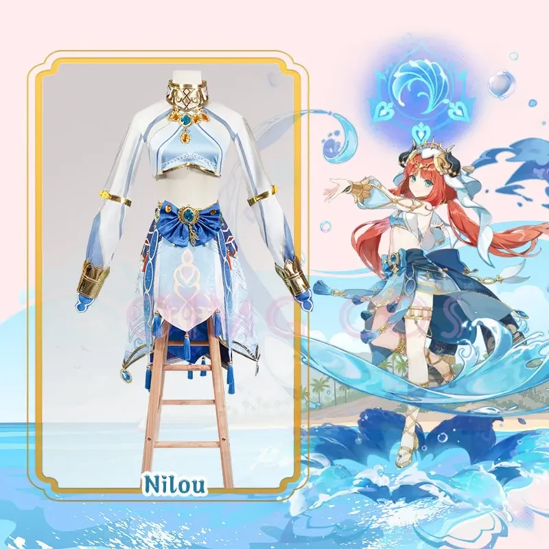 Nilou Cosplay Costume Genshin Impact Carnival Uniform Wig Anime Halloween Costumes Women Game
Nilou Cosplay Costume Genshin Impact Carnival Uniform Wig Anime Halloween Costumes Women Game