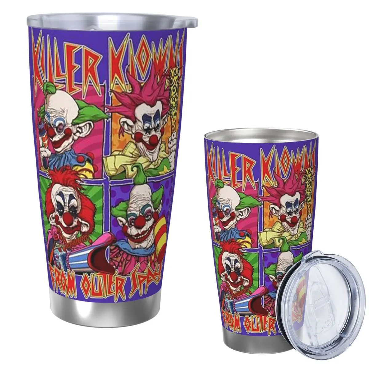 Killer Klowns From Outer Space Стакан из нержавеющей стали Вакуумная изоляционная кружка Термальные холодные чашки Соломенная с крышкой 20 унций
Killer Klowns From Outer Space Стакан из нержавеющей стали Вакуумная изоляционная кружка Термальные холодные чашки Соломенная с крышкой 20 унций