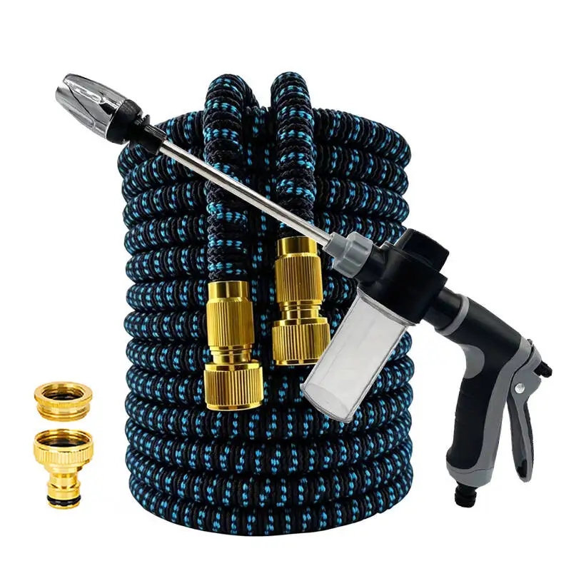 Expandable Garden Hose Flexible Car Wash Hose Foam Pot Water Gun Garden Sprayer Gardening Watering Hose Irrigation Tools
Expandable Garden Hose Flexible Car Wash Hose Foam Pot Water Gun Garden Sprayer Gardening Watering Hose Irrigation Tools