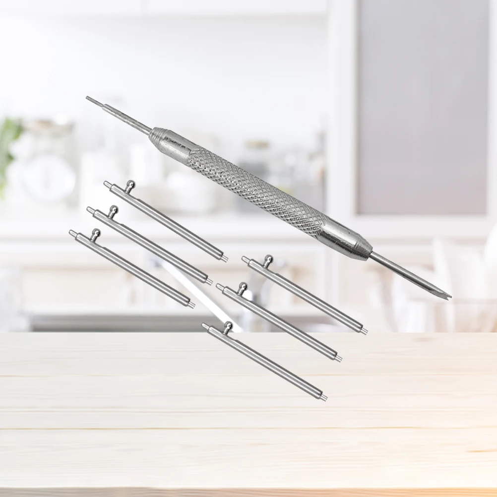7 Pcs Replacement Watch Band Pins Removal Tool Repair Stainless Steel Adjuster Remover Link Cotter 
7 Pcs Replacement Watch Band Pins Removal Tool Repair Stainless Steel Adjuster Remover Link Cotter