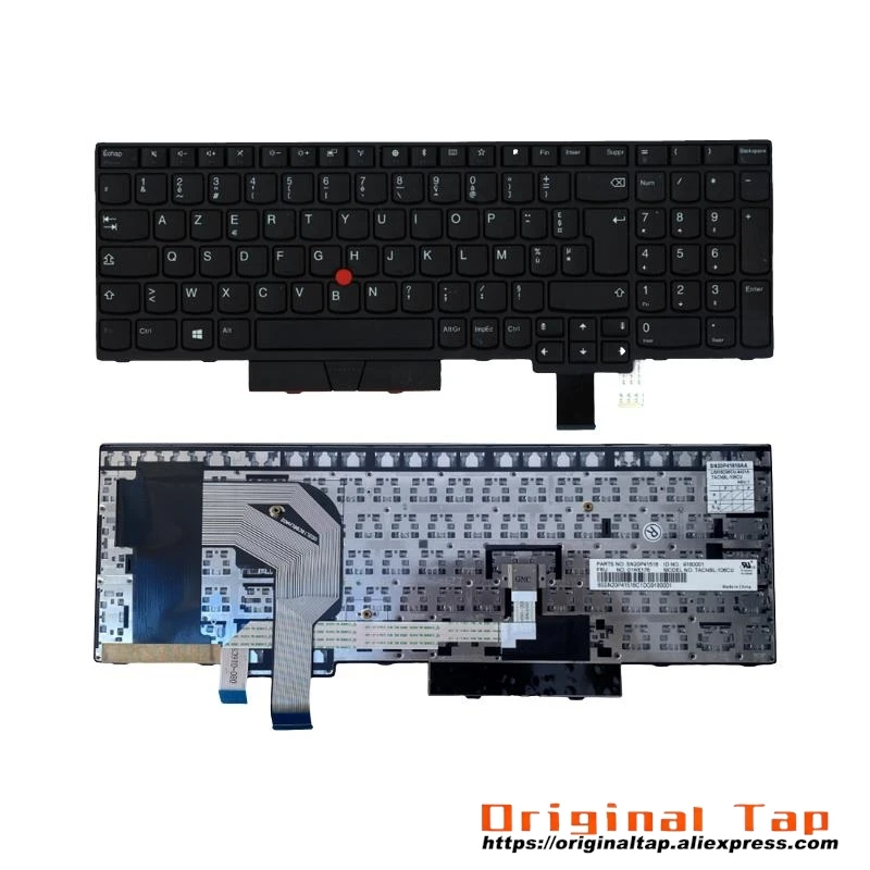 FR French Keyboard for Lenovo Thinkpad T570 T580 P51s P52s 01EN939 01ER511 01HX150 01HX190
FR French Keyboard for Lenovo Thinkpad T570 T580 P51s P52s 01EN939 01ER511 01HX150 01HX190