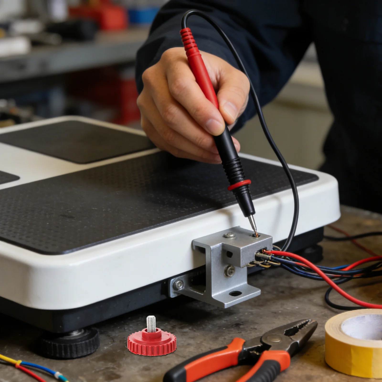 4Pcs Electronic Scale Foot Pad Bracket Adjustable Leveling Feet Heavy Duty Shock Absorbing Base for Furniture Washing Machine
4Pcs Electronic Scale Foot Pad Bracket Adjustable Leveling Feet Heavy Duty Shock Absorbing Base for Furniture Washing Machine