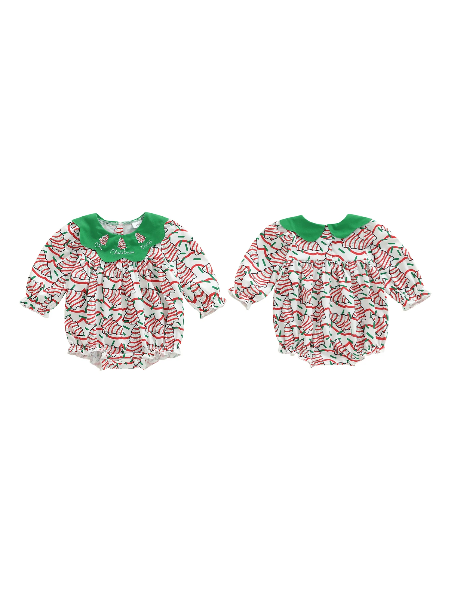 Toddler Christmas Romper with Reindeer Print and Ruffle Sleeves Festive Holiday Baby Girl Jumpsuit with Bow Detail
Toddler Christmas Romper with Reindeer Print and Ruffle Sleeves Festive Holiday Baby Girl Jumpsuit with Bow Detail