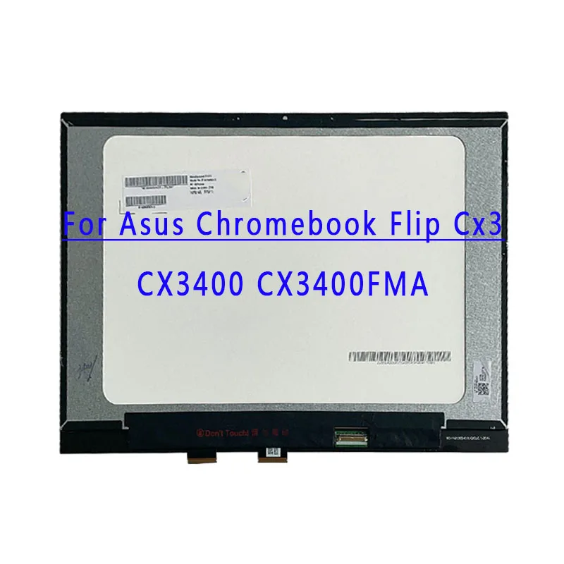 14.0 inch FHD 1920X1080 30pins EDP LCD Screen With Touch Digitizer Glass Assembly For ASUS Chromebook Flip CX3 CX3400 CX3400FMA
14.0 inch FHD 1920X1080 30pins EDP LCD Screen With Touch Digitizer Glass Assembly For ASUS Chromebook Flip CX3 CX3400 CX3400FMA