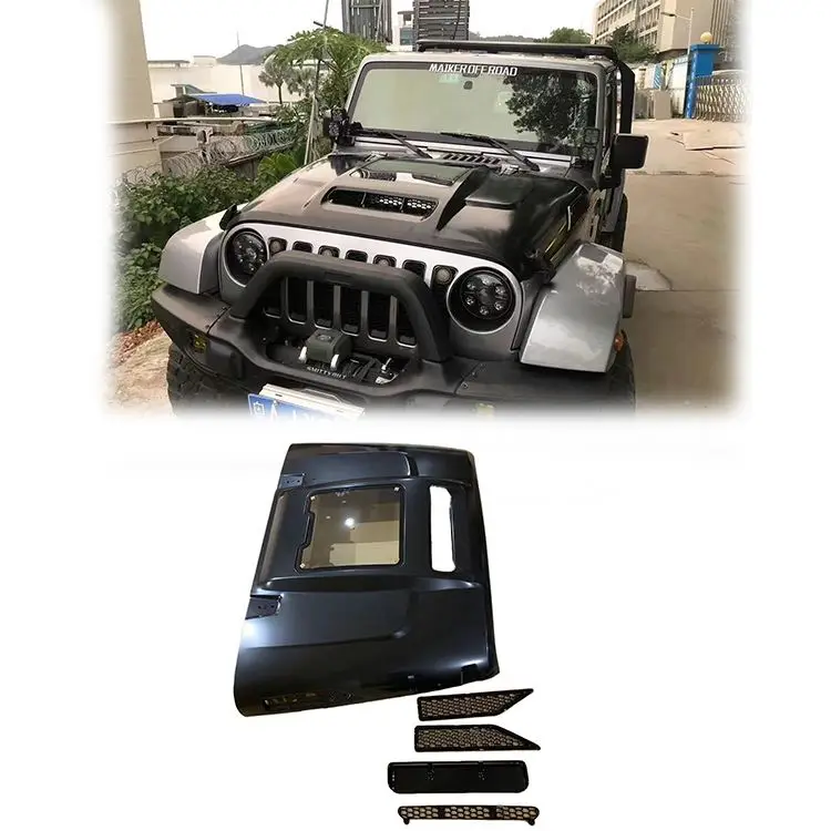 Hot sales 4x4 Hood Bonnet Car Offroad Auto Accessories Car Hood for jeep Gladiator JT
Hot sales 4x4 Hood Bonnet Car Offroad Auto Accessories Car Hood for jeep Gladiator JT