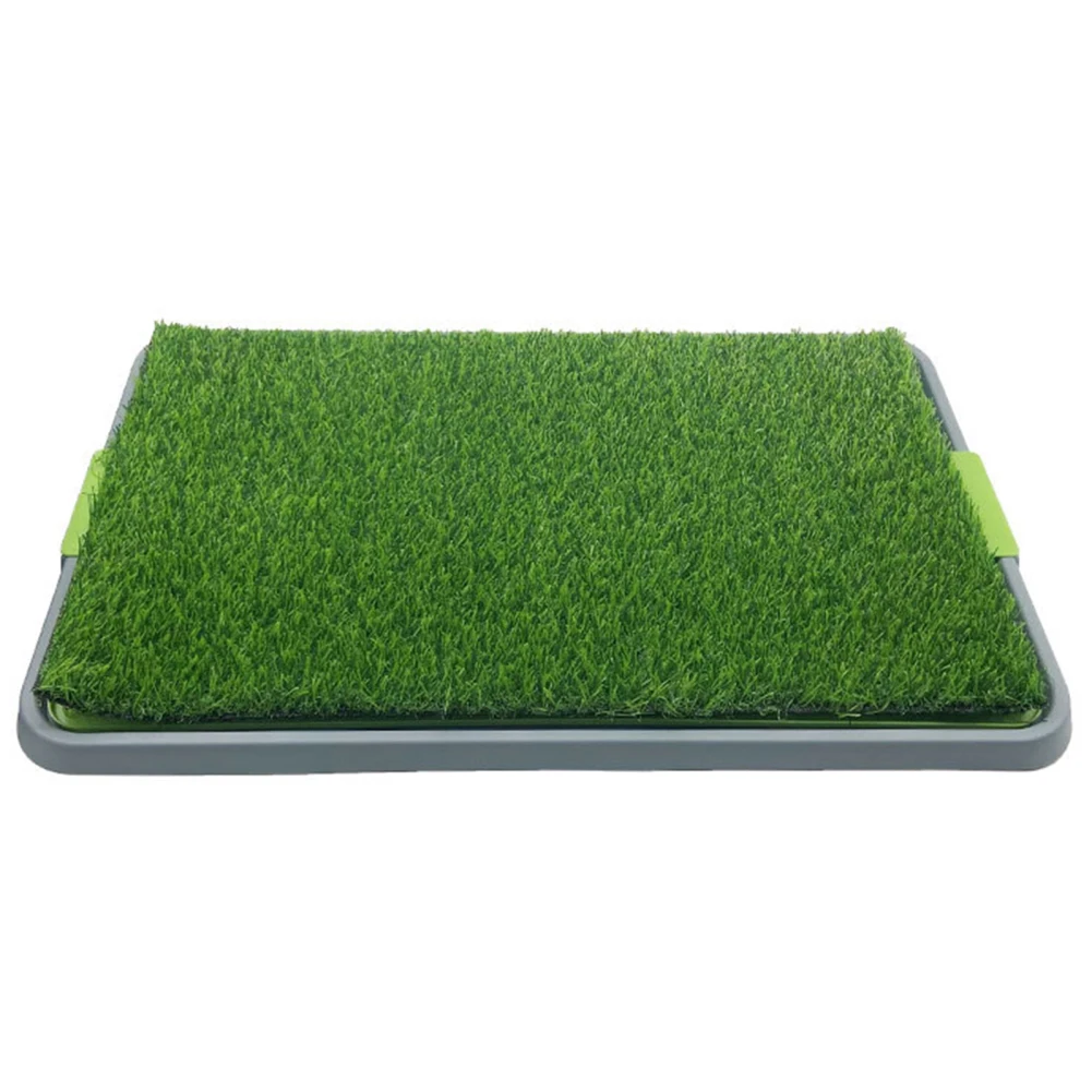 Dog Grass Pad With Tray Artificial Dog Grass Bathroom Turf Reusable Training Potty Pad Washable Training System Puppy Pee Pad
Dog Grass Pad With Tray Artificial Dog Grass Bathroom Turf Reusable Training Potty Pad Washable Training System Puppy Pee Pad