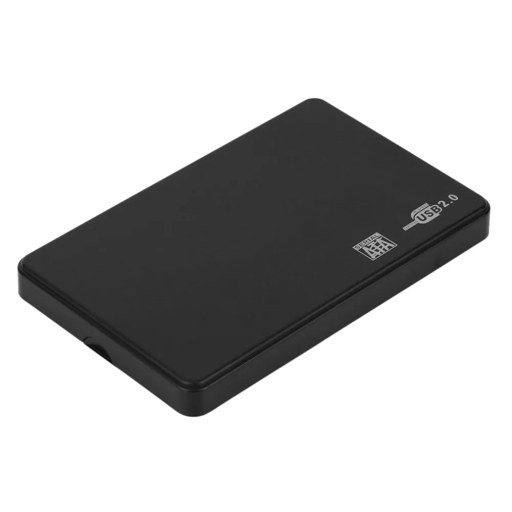 2.5 Inch USB 2.0 SATA Hard Drive Enclosure Portable HDD External Case Support 2TB Black Disk Box with Cable & Storage Bag
2.5 Inch USB 2.0 SATA Hard Drive Enclosure Portable HDD External Case Support 2TB Black Disk Box with Cable & Storage Bag