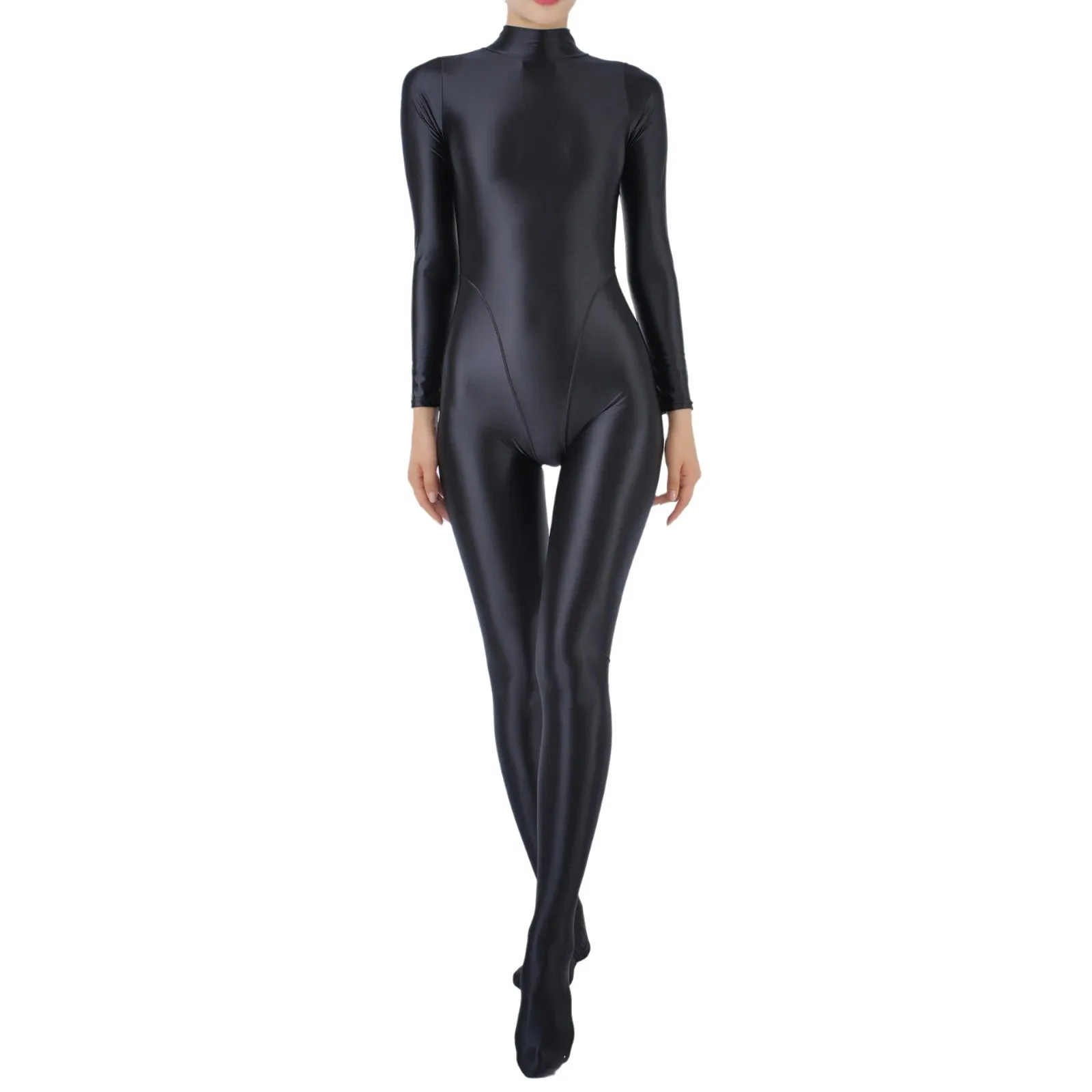 Glossy Shiny Stretch Zentai Unisex Adults One Piece Jumpsuit With Back Zipper Multiple Color Options Black Pink Green Gray
Glossy Shiny Stretch Zentai Unisex Adults One Piece Jumpsuit With Back Zipper Multiple Color Options Black Pink Green Gray
