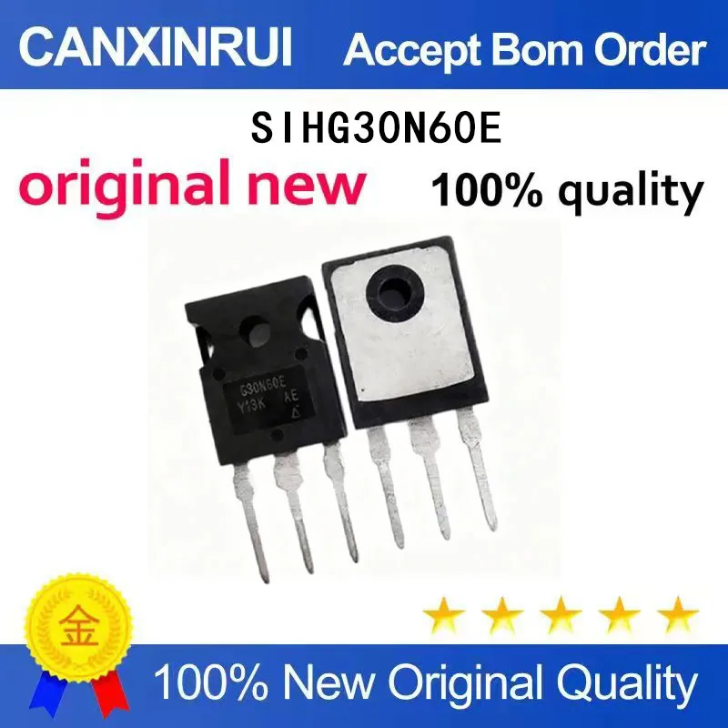 (5-100 Pieces) New SIHG30N60E G30N60E field-effect high-power transistor TO-247 30A 600V chip IC
(5-100 Pieces) New SIHG30N60E G30N60E field-effect high-power transistor TO-247 30A 600V chip IC
