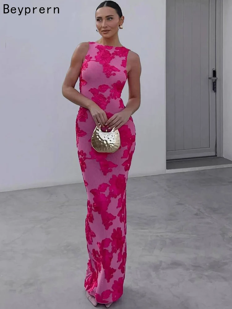 Beyprern Beautiful Sheer Mesh Floral Embroidered Gown For Women Chic Evening Long Dresses Glam Girls Wedding Dress Party Outfits
Beyprern Beautiful Sheer Mesh Floral Embroidered Gown For Women Chic Evening Long Dresses Glam Girls Wedding Dress Party Outfits