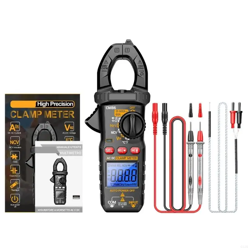 Q1JB Advanced Clamp Multimeter with Easy Handed Operation Electrical Testing Device for Electricians & DIY Enthusiasts
Q1JB Advanced Clamp Multimeter with Easy Handed Operation Electrical Testing Device for Electricians & DIY Enthusiasts