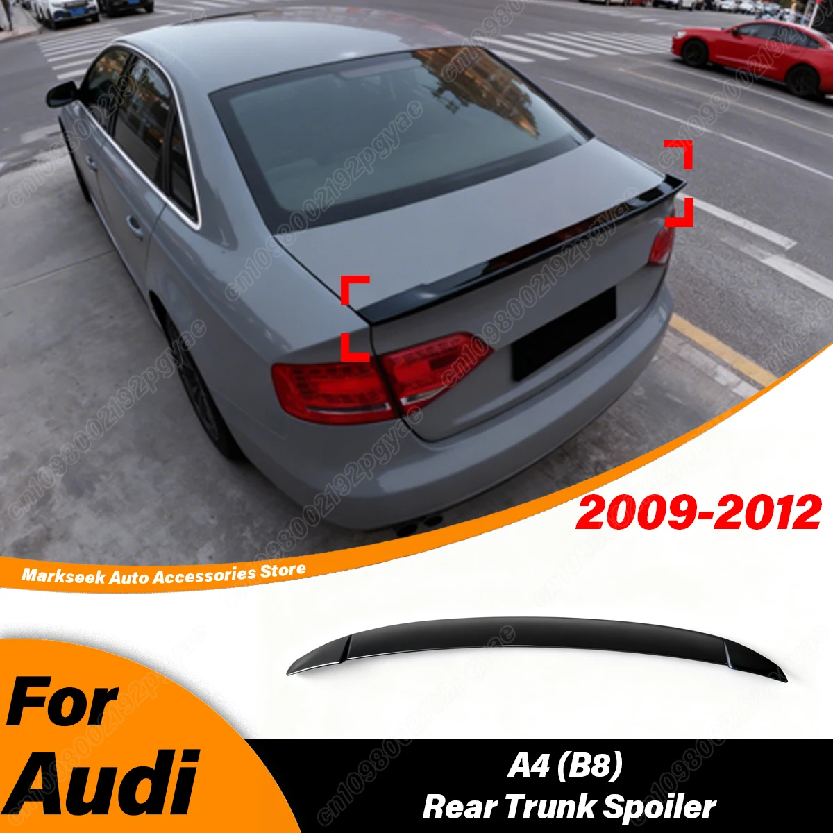 For Audi A4 B8 4 - Door Sedan 2009 2010 2011 2012 Automotive Rear Trunk Spoiler Fixed Split Wing Body Spoiler Modification Kit
For Audi A4 B8 4 - Door Sedan 2009 2010 2011 2012 Automotive Rear Trunk Spoiler Fixed Split Wing Body Spoiler Modification Kit