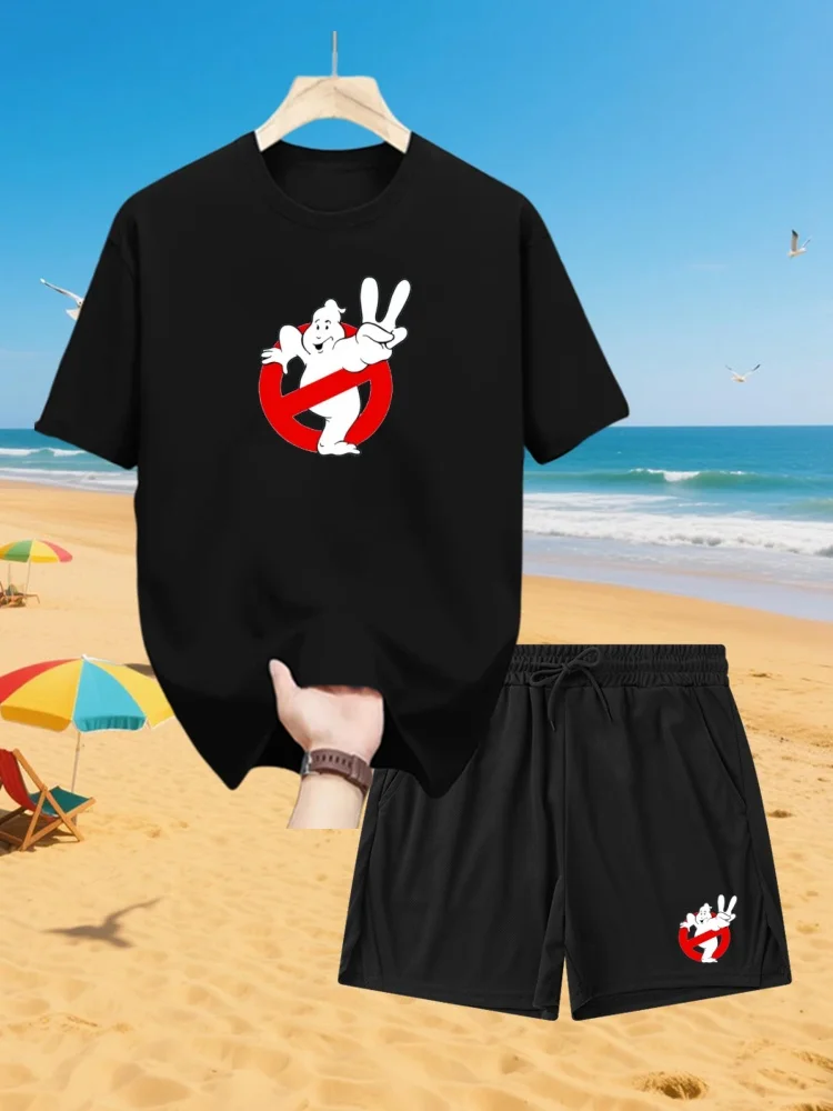 2025 summer new Men'S Ghostbusters Graphic T-Shirt short pants - Casual Crew Neck, Short Sleeve,Summer Essential for Casual set
2025 summer new Men'S Ghostbusters Graphic T-Shirt short pants - Casual Crew Neck, Short Sleeve,Summer Essential for Casual set