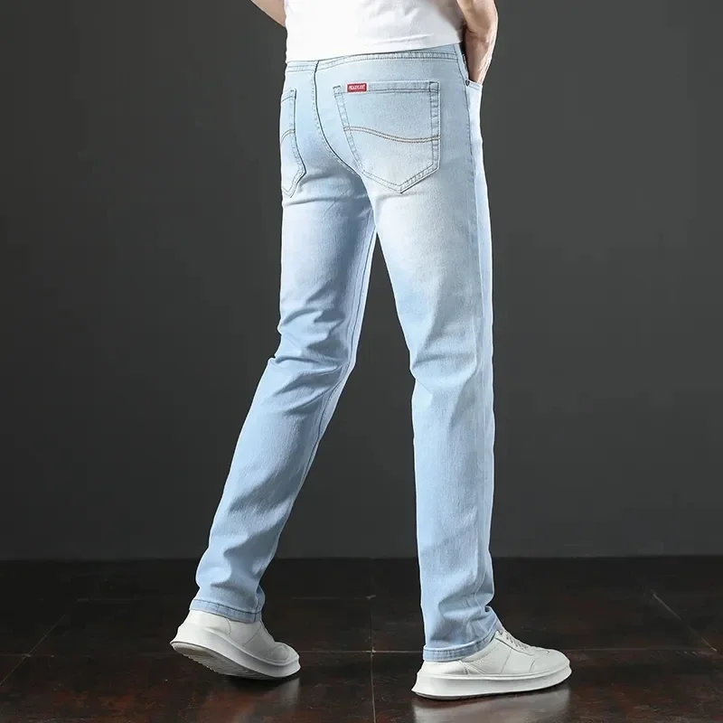 2024 Spring and Autumn New Classic Youthful Vitality Men's Fit Straight Thin Denim Jeans Lightweight Cotton Stretch Trousers
2024 Spring and Autumn New Classic Youthful Vitality Men's Fit Straight Thin Denim Jeans Lightweight Cotton Stretch Trousers