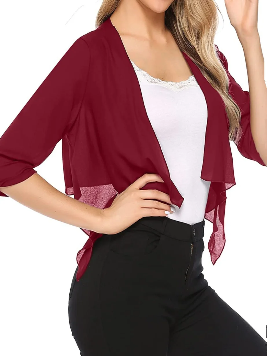 Новая женская шифоновая блузка свободного кроя с открытыми плечами, тонкая, чисто-белая, универсальная, модная
Новая женская шифоновая блузка свободного кроя с открытыми плечами, тонкая, чисто-белая, универсальная, модная