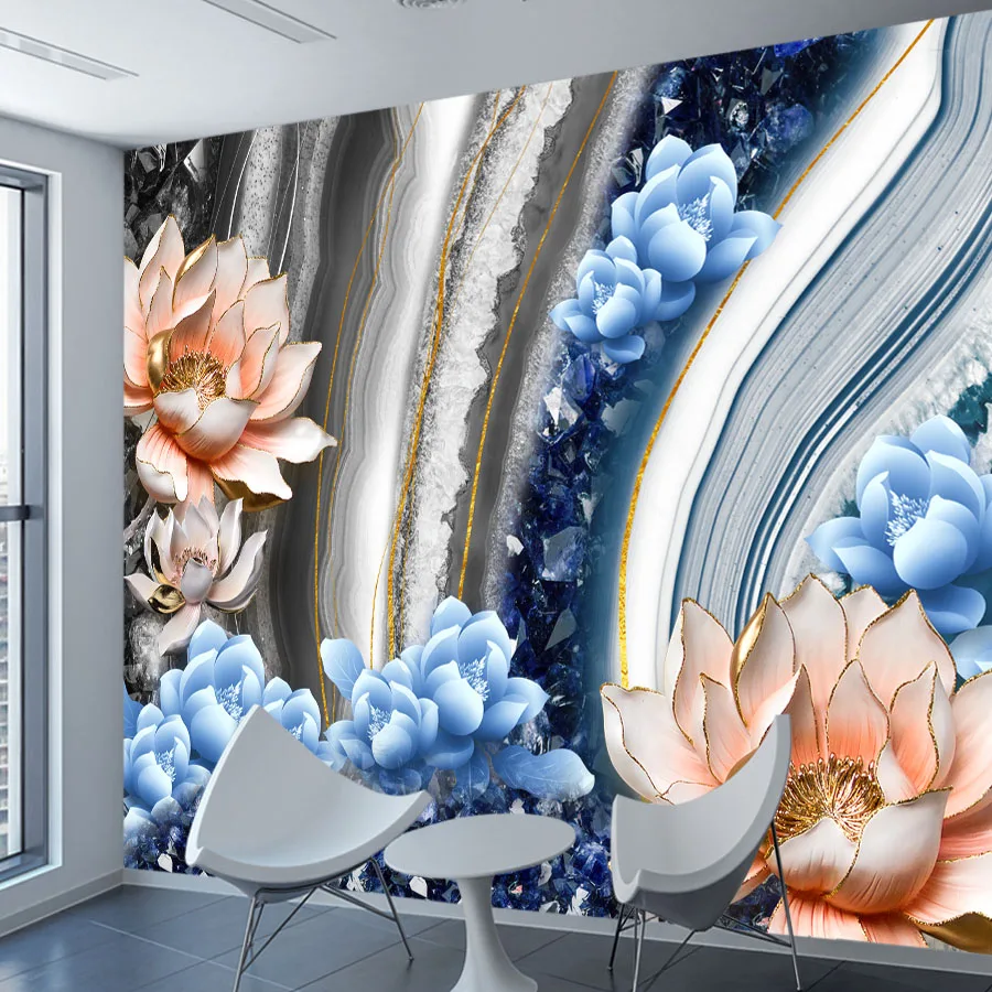 Современные обои Peel and Stick, контактные бумажные обои для гостиной, обои для домашнего декора, лотос, водная лилия, мраморная фреска для телевизора
Современные обои Peel and Stick, контактные бумажные обои для гостиной, обои для домашнего декора, лотос, водная лилия, мраморная фреска для телевизора