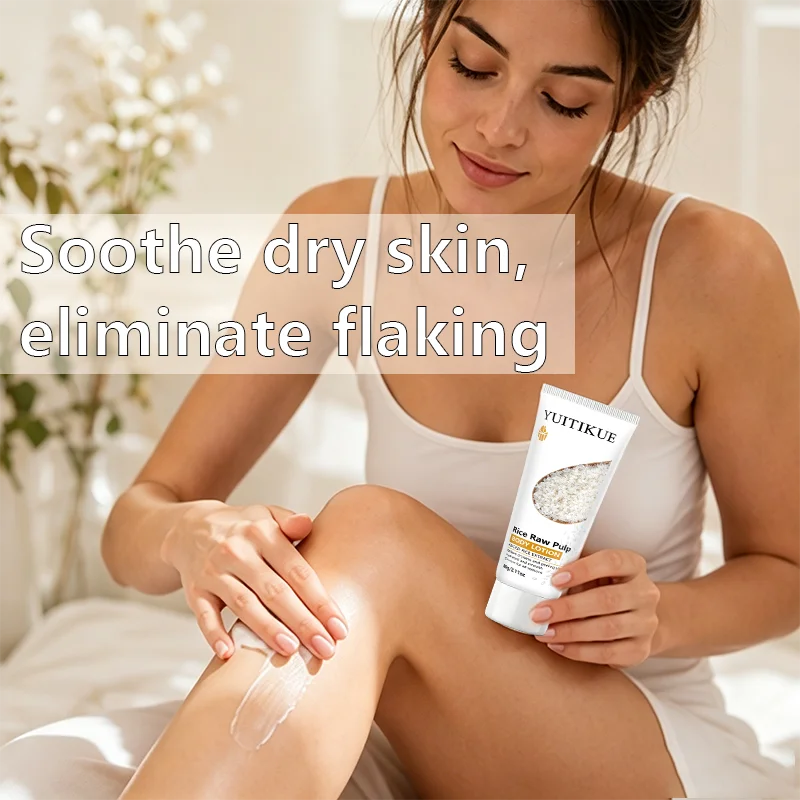 Rice Extract Raw Pulp Body Lotion 60g Deep Hydration Soothe Dry Flaky Skin Long Lasting Smooth Body Cream
Rice Extract Raw Pulp Body Lotion 60g Deep Hydration Soothe Dry Flaky Skin Long Lasting Smooth Body Cream