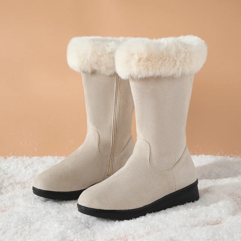 2026 Новые женские зимние ботинки до середины икры, модная плюшевая теплая зимняя обувь, изысканные женские ботинки на платформе, дизайнерская обувь Botas Mujer
2026 Новые женские зимние ботинки до середины икры, модная плюшевая теплая зимняя обувь, изысканные женские ботинки на платформе, дизайнерская обувь Botas Mujer