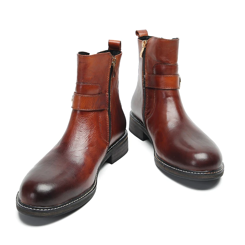 Autumn Winter Men Round Toe Plus Size Short Boot Business Office Formal Shoes Male Buckle Cowboy Boot Outdoors Motorcycle Boots
Autumn Winter Men Round Toe Plus Size Short Boot Business Office Formal Shoes Male Buckle Cowboy Boot Outdoors Motorcycle Boots