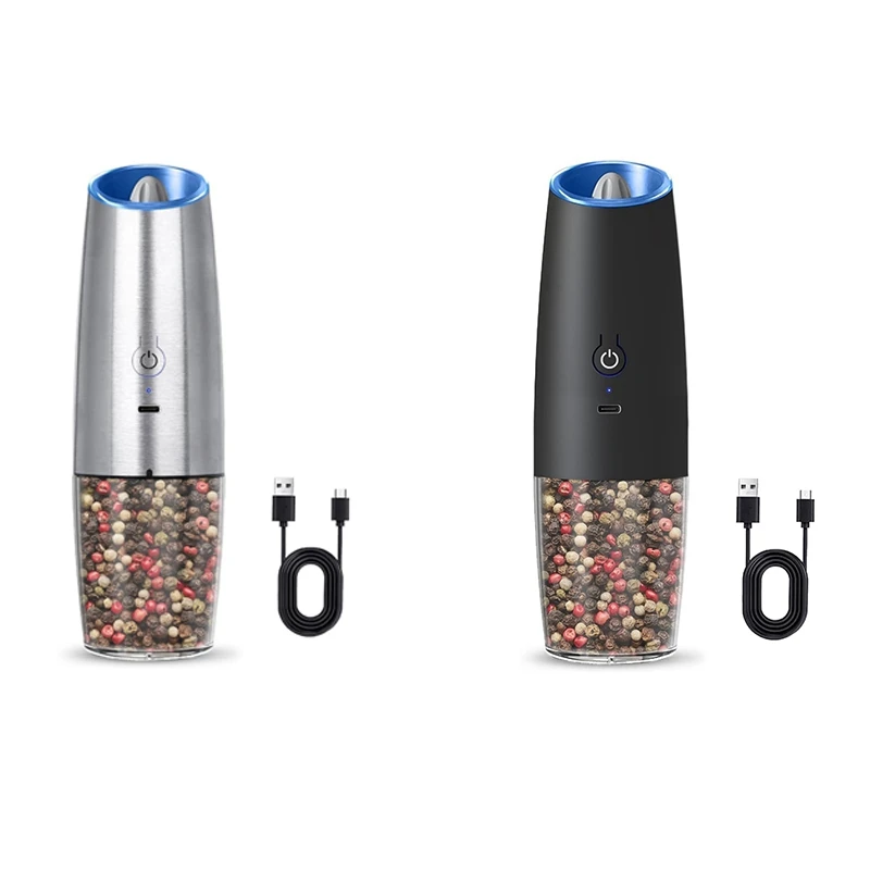 Rechargeable Electric Salt And Pepper Grinder, Adjustable Electric Salt And Pepper Grinder
Rechargeable Electric Salt And Pepper Grinder, Adjustable Electric Salt And Pepper Grinder