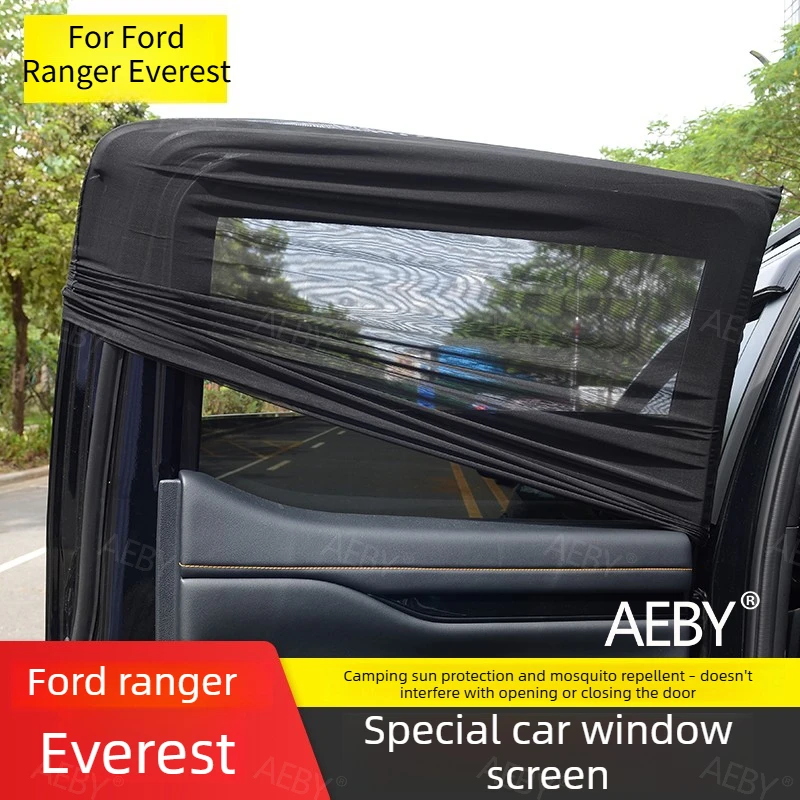 For Ford Ranger Everest 2022-2026 Anti-mosquito, breathable and retractable car window net,Car window mesh mosquito net
For Ford Ranger Everest 2022-2026 Anti-mosquito, breathable and retractable car window net,Car window mesh mosquito net