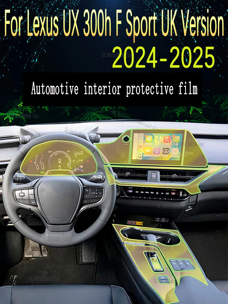 For Lexus UX 300h F Sport UK Version(2024-2025) Automotive interior center console sticker LCD display matte TPU protective film
For Lexus UX 300h F Sport UK Version(2024-2025) Automotive interior center console sticker LCD display matte TPU protective film
