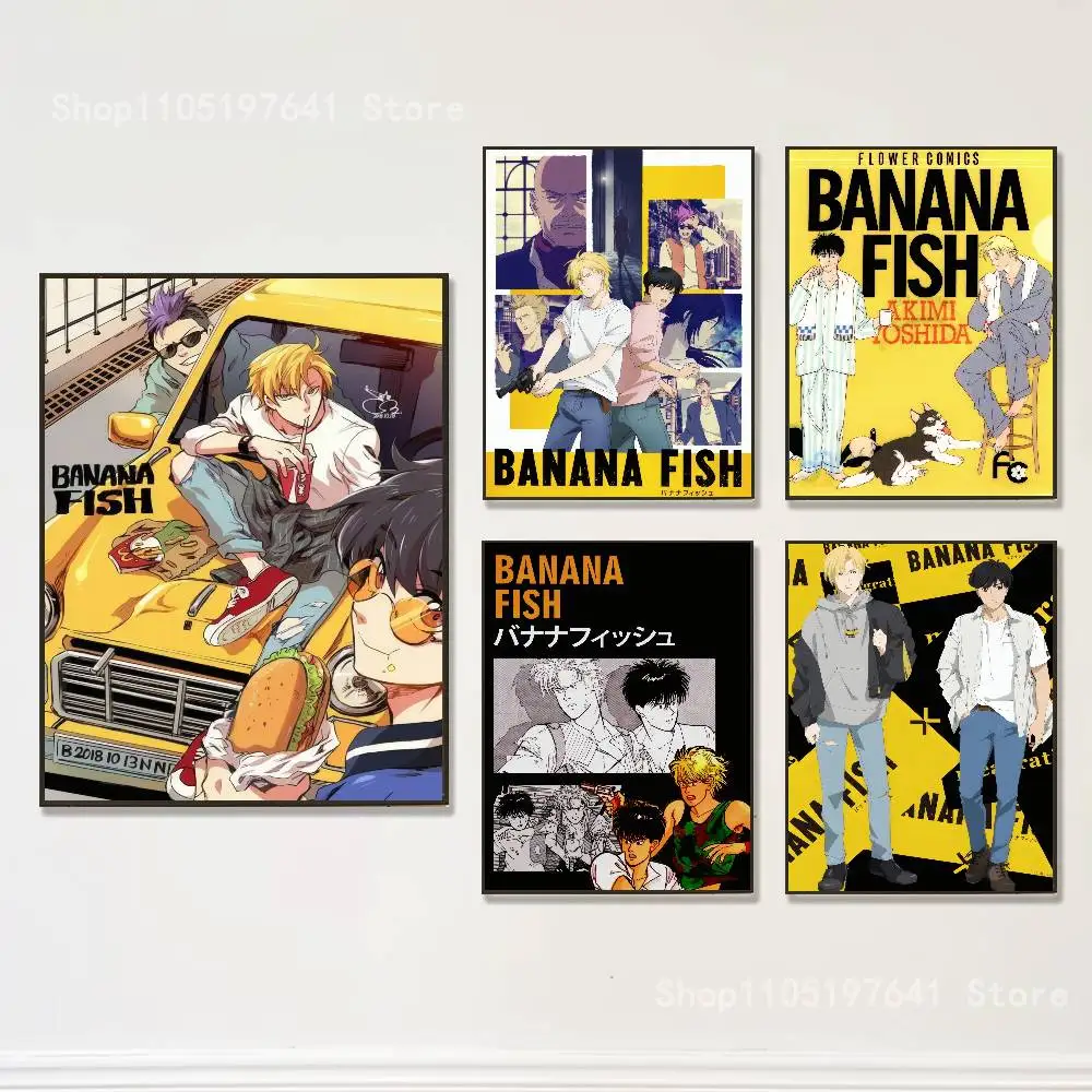 B-Banana Anime fishs Poster Prints Wall Art Picture Painting Gift Living Room Restaurant Bar Large Dec Sticker
B-Banana Anime fishs Poster Prints Wall Art Picture Painting Gift Living Room Restaurant Bar Large Dec Sticker
