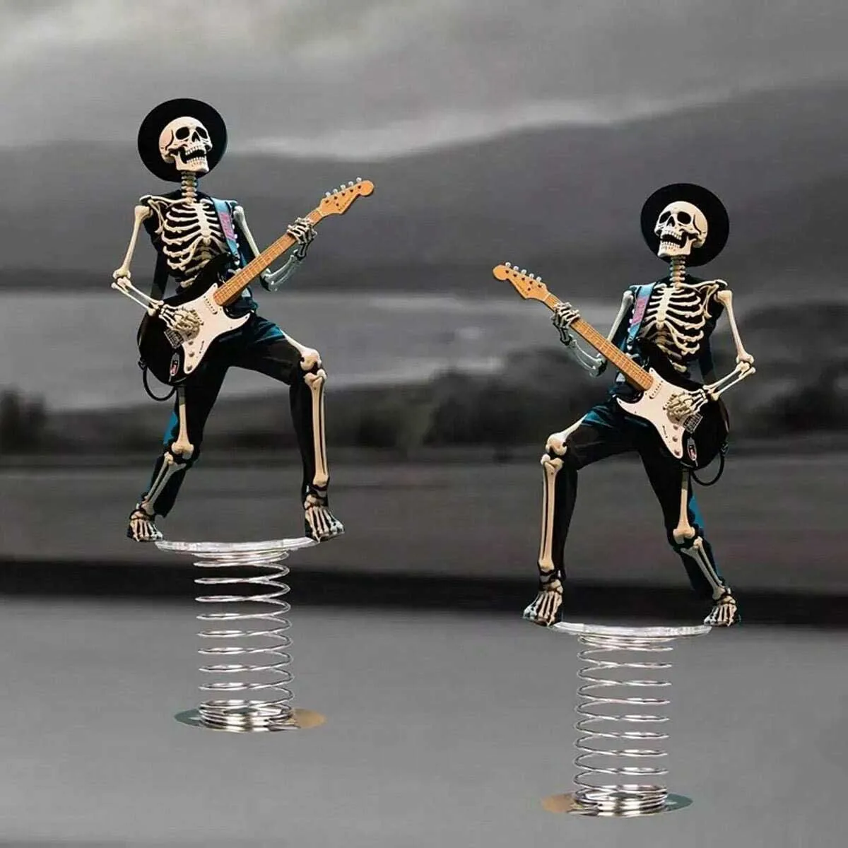 1 Pack Skull Guitarist Acrylic Instrument Panel Ornaments - Durable interior accessories, unique tabletop decorations
1 Pack Skull Guitarist Acrylic Instrument Panel Ornaments - Durable interior accessories, unique tabletop decorations