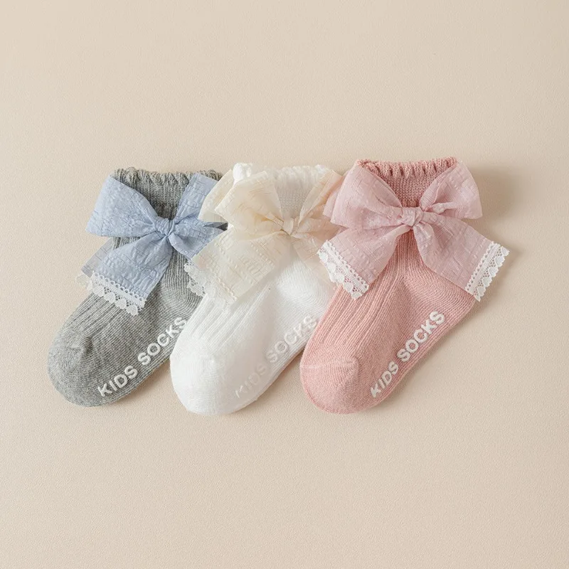 1 Pair Baby Kids Non-Slip Sock with Grips Mid-Crew Non-slip Sweet Sock for Infants To Toddlers Bow Design Cute Socks 0-5 Years
1 Pair Baby Kids Non-Slip Sock with Grips Mid-Crew Non-slip Sweet Sock for Infants To Toddlers Bow Design Cute Socks 0-5 Years