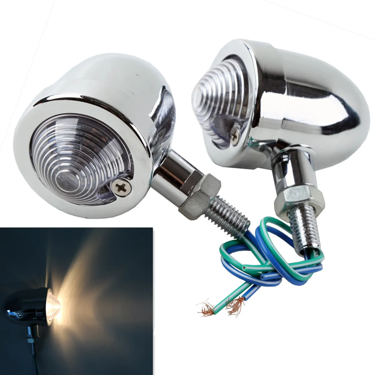 Motorcycle Turn Signal Indicator Light For Harley Sportster XL1200 XL 883 Chopper Bobber
Motorcycle Turn Signal Indicator Light For Harley Sportster XL1200 XL 883 Chopper Bobber