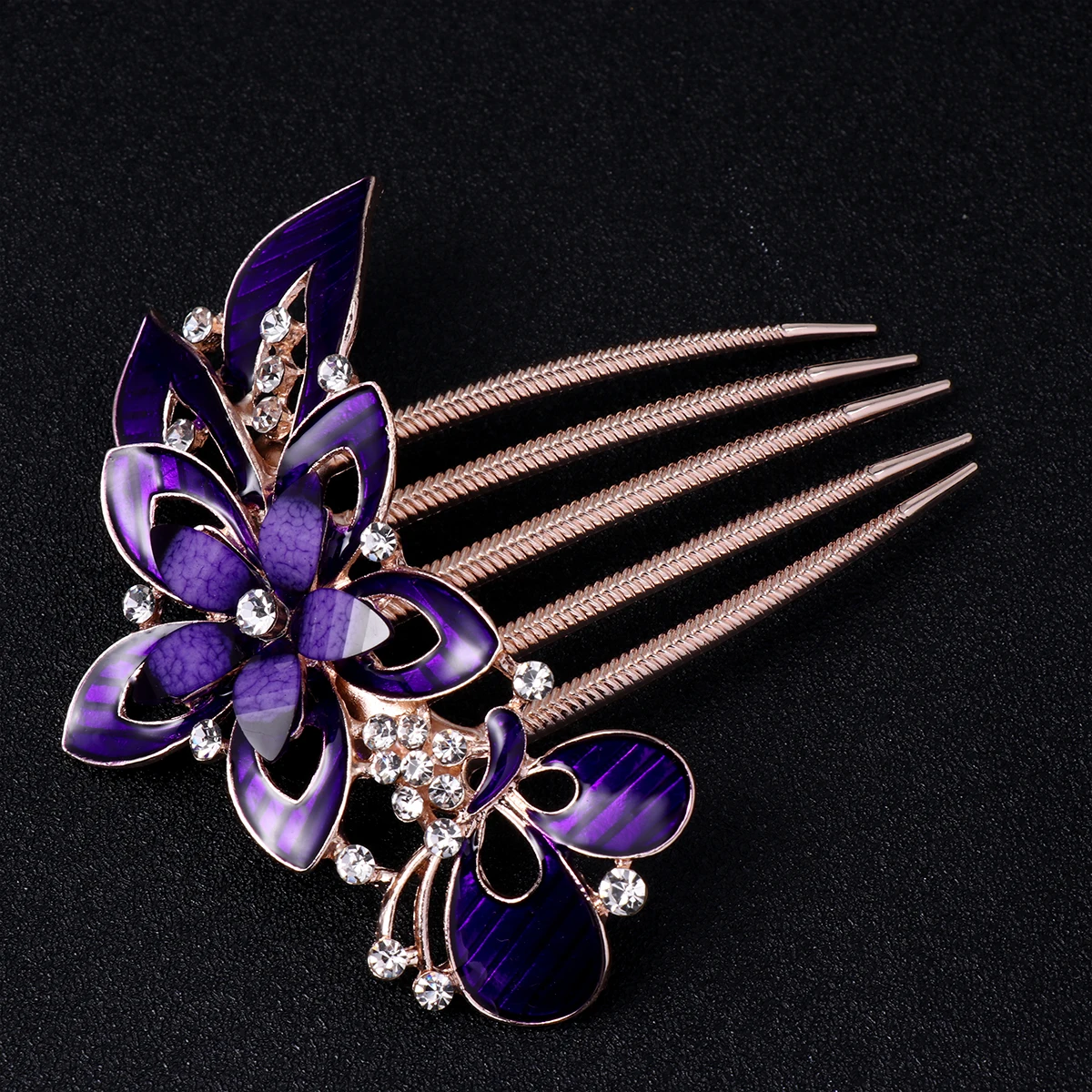 Elegant Bride Hair Comb Wedding Headdress Purple Accessories for Woman Special Party Hairstyle Ornament Fashion Headwear
Elegant Bride Hair Comb Wedding Headdress Purple Accessories for Woman Special Party Hairstyle Ornament Fashion Headwear