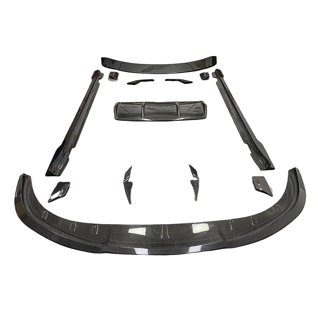 Taycan modified small envelop REVOZPORT style carbon fiber front lip rear lip side skirt tail
Taycan modified small envelop REVOZPORT style carbon fiber front lip rear lip side skirt tail